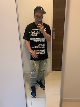 「FOG ESSENTIALS（エフオージーエッセンシャルズ）のアイテム（キャップ）」を使った、marumaru736さん（メンズ・173cm）の夏コーディネート
