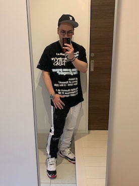 「FOG ESSENTIALS（エフオージーエッセンシャルズ）のアイテム（帽子）」を使った、marumaru736さん（メンズ・173cm）の夏コーディネート