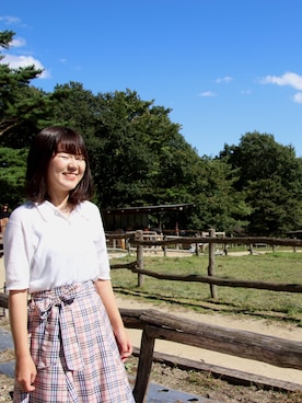 「Te chichi TERRASSE（テチチテラス）のアイテム（その他シューズ）」を使った、yurimu＊さん（レディース・163cm）の秋コーディネート