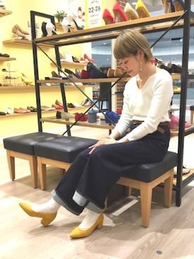 「ポインテッドトゥパンプス」｜WAららぽーとエキスポシティ店さん（レディース・150cm）の春コーディネート