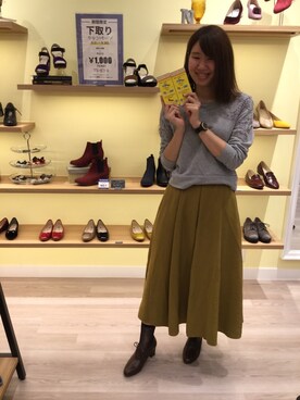 「オリエンタルトラフィック」｜「アイテム（ブーティ）」を使った、WAららぽーとエキスポシティ店さん（レディース・160cm）の秋コーディネート