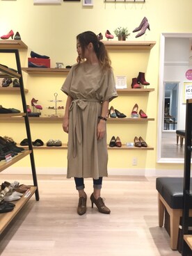 「オリエンタルトラフィック」｜「アイテム（ブーティ）」を使った、WAららぽーとエキスポシティ店さん（レディース・160cm）の秋コーディネート