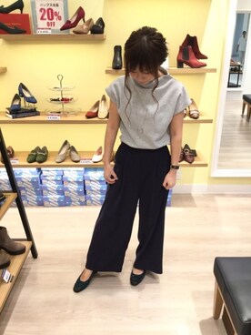 「ラメパンプス」｜WAららぽーとエキスポシティ店さん（レディース・160cm）の秋コーディネート