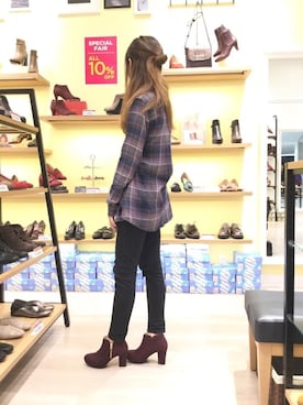 「オリエンタルトラフィック」｜「アイテム（ブーティ）」を使った、WAららぽーとエキスポシティ店さん（レディース・160cm）の秋コーディネート