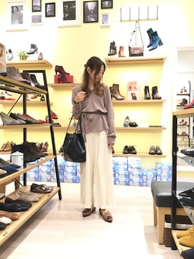 「タッセルシューズ」｜WAららぽーとエキスポシティ店さん（レディース・160cm）の秋コーディネート