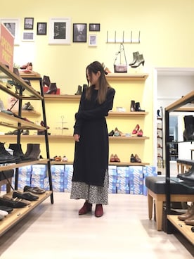 「オリエンタルトラフィック」｜「アイテム（ブーティ）」を使った、WAららぽーとエキスポシティ店さん（レディース・160cm）の秋コーディネート