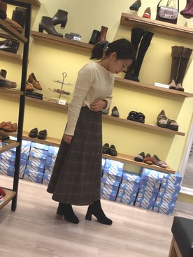 WAららぽーとエキスポシティ店さん（レディース・160cm）の冬コーディネート