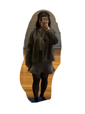 まなさん（レディース・152cm）の冬コーディネート