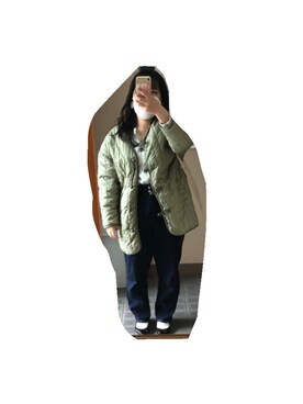 「DISCOAT（ディスコート）のアイテム（ノーカラージャケット）」を使った、まなさん（レディース・152cm）の春コーディネート