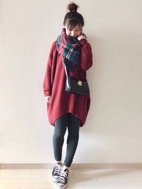 chakoさん（レディース・155cm）の冬コーディネート
