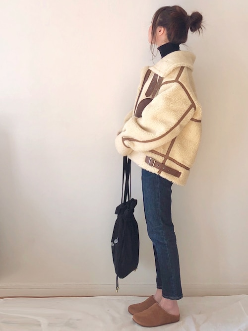 搭配懒汉鞋(米色系)的时尚穿搭总览 - wear