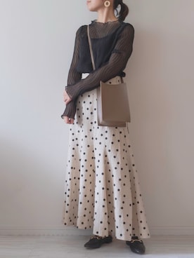 「titivate（ティティベイト）のアイテム」を使った、chakoさん（レディース・155cm）の春コーディネート