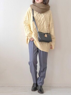 chakoさん（レディース・155cm）の冬コーディネート