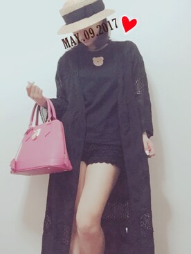 Ayaka Onishiさん(レディース・155cm)の春コーディネート