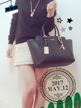 Ayaka Onishiさん（レディース・155cm）の春コーディネート