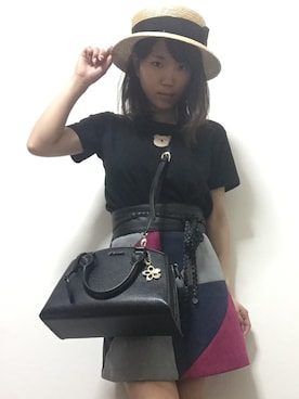 「サマンサタバサ」｜Ayaka Onishiさん（レディース・155cm・20代）の夏コーディネート