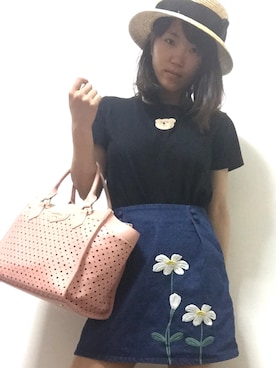 「サマンサタバサ」｜Ayaka Onishiさん（レディース・155cm・20代）の夏コーディネート