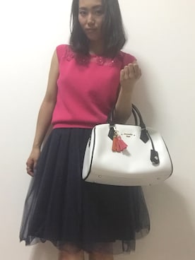 「サマンサタバサ」｜Ayaka Onishiさん（レディース・155cm・20代）の夏コーディネート