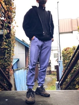 「FILA（フィラ）のアイテム（ブルゾン）」を使った、TAKE   さん（メンズ・175cm）の秋コーディネート