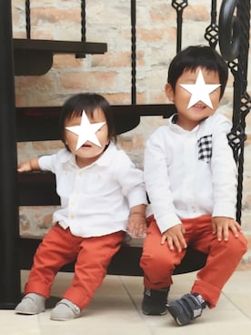 arachiiさん（キッズ・100cm）の冬コーディネート