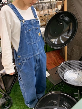 「BBQ」｜「アイテム（オールインワン・サロペット）」を使った、ui.さん（レディース・157cm）の夏コーディネート