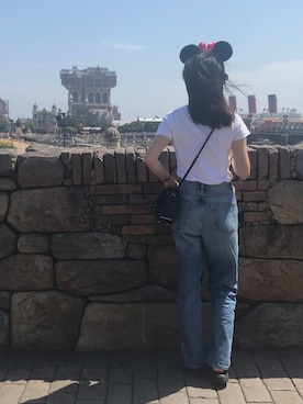 「ハイウェストデニム」｜yukiさん（レディース・157cm）の秋コーディネート