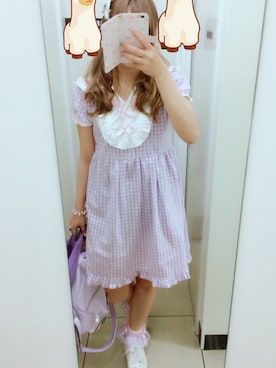 「Nile PERCH（ナイルパーチ）のアイテム（ワンピース/ドレス）」を使った、sykさん（レディース・162cm）の夏コーディネート