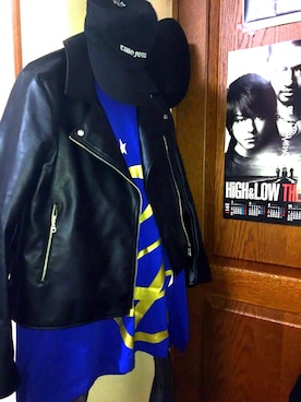 「24karats（トゥウェンティーフォーカラッツ）の24k×KANGOL WOOL504（キャップ、ブラック系）」を使った、すんさん（レディース・154cm）の秋コーディネート