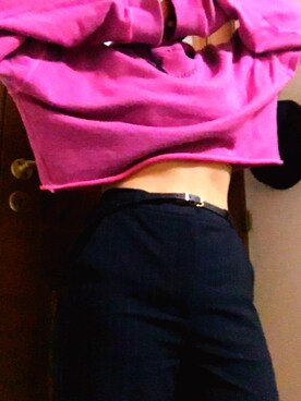 「24karats（トゥウェンティーフォーカラッツ）の24k×KANGOL WOOL504（キャップ、ブラック系）」を使った、すんさん（レディース・154cm）の秋コーディネート