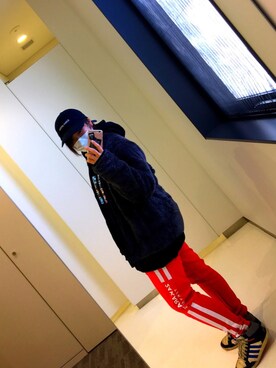 「STUSSY（ステューシー）のアイテム（その他アウター）」を使った、すんさん（レディース・154cm）の秋コーディネート
