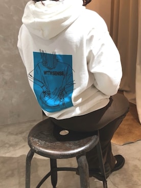 「WITH SENSE（ウィズセンス）のアイテム」を使った、kopaさん（レディース・152cm）の冬コーディネート