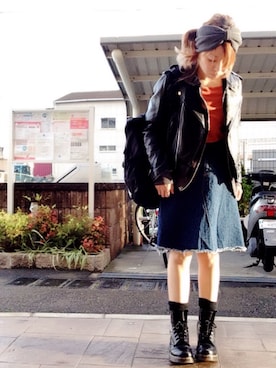 「WC（ダブル シー）のアイテム（レッグウェア）」を使った、いく☆さん（レディース・153cm）の春コーディネート
