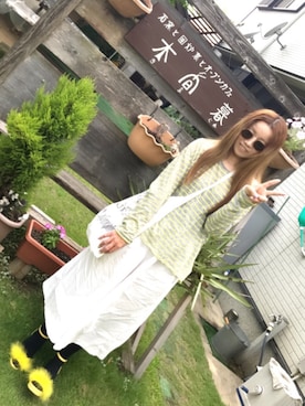 「nina mew（ニーナミュウ）のアイテム」を使った、いく☆さん（レディース・153cm）の夏コーディネート