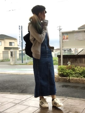 「TODAYFUL（トゥデイフル）のアイテム（ハンチング/ベレー帽）」を使った、いく☆さん（レディース・153cm）の秋コーディネート