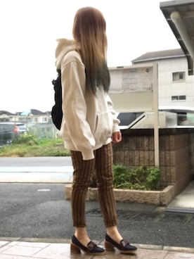 「Ungrid（アングリッド）のアイテム（シューズ）」を使った、いく☆さん（レディース・153cm）の秋コーディネート