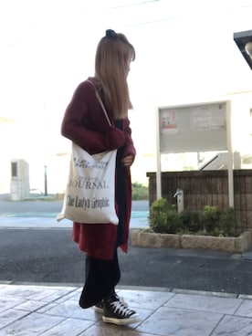 「TODAYFUL（トゥデイフル）のアイテム（財布/小物）」を使った、いく☆さん（レディース・153cm）の冬コーディネート