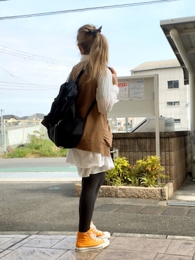 「TODAYFUL（トゥデイフル）のアイテム（財布/小物）」を使った、いく☆さん（レディース・153cm）の春コーディネート