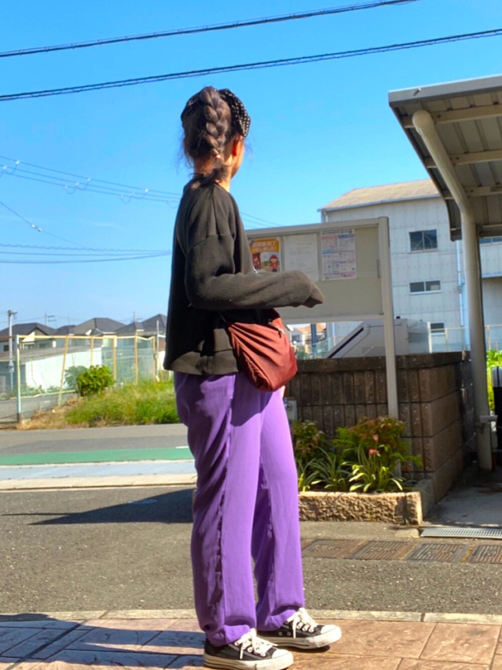 いく☆さんの「ドットシフォンスカーフ（TODAYFUL）」を使ったコーディネートの1枚目の写真