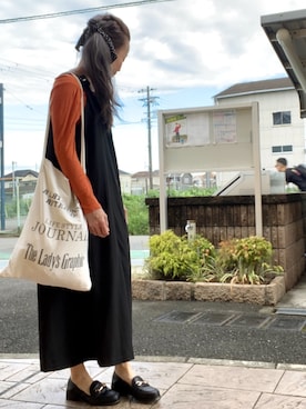 「TODAYFUL（トゥデイフル）のアイテム（財布/小物）」を使った、いく☆さん（レディース・153cm）の秋コーディネート