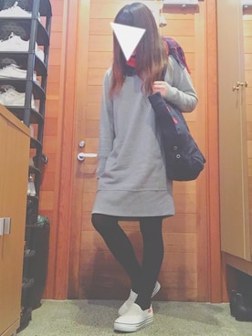 「RENBEN（レンベン）のアイテム」を使った、グッチさん（レディース・151cm）の冬コーディネート