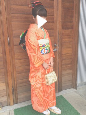 「総絞り」｜グッチさん（レディース・151cm）の冬コーディネート