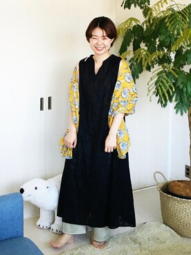 Haco ハコ の 京都の浴衣屋さんと作った浴衣生地のロングワンピース ワンピース Wear