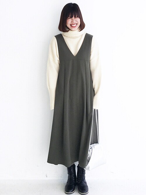 Haco Haco Haco のジャンパースカートを使ったコーディネート Wear