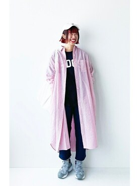 Haco ハコ のシャツワンピースを使った人気ファッションコーディネート Wear
