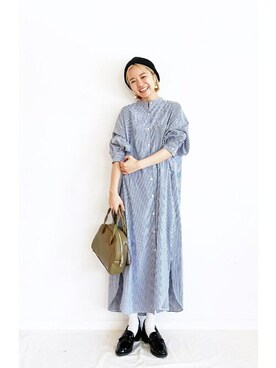 Haco ハコ のシャツワンピースを使った人気ファッションコーディネート Wear