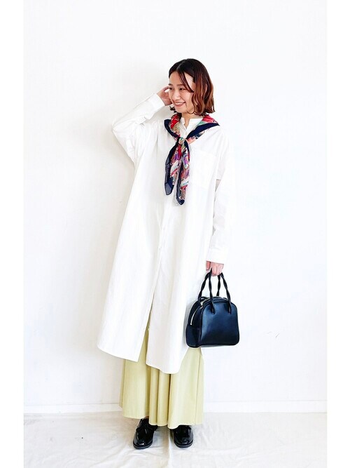 Haco Haco Haco のシャツワンピースを使ったコーディネート Wear