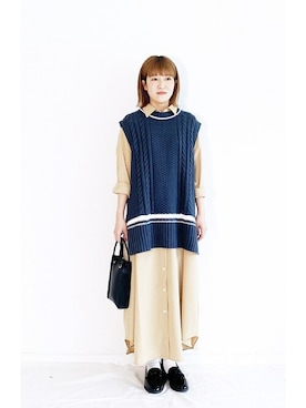 Haco ハコ のシャツワンピースを使った人気ファッションコーディネート Wear