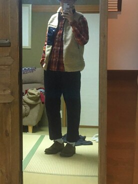 「アイテム（その他アウター）」を使った、あべべさん（メンズ・170cm・20代）の秋コーディネート