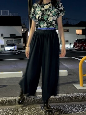 「mame」｜「アイテム（ブーツ）」を使った、miyuuさん（レディース・170cm）の夏コーディネート