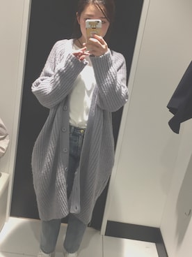 「ダスティブルー」｜makotereeさん（レディース・160cm）の冬コーディネート